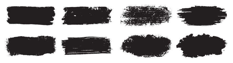 Paint Brush Stroke Grunge Texture Collection