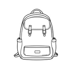 School Backpack Vector for Back to School