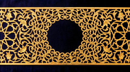 leopard print on a black background