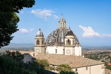 the Cathedral (Duomo di Santa Margherita) in Montefiascone, province of Viterbo, Lazio, Italy