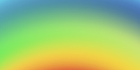 Smooth and blurry colorful gradient mesh background. Modern bright rainbow colors. Easy editable soft colored vector banner template. Premium quality