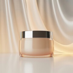 close up of a jar of cream