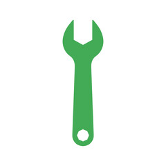 Green Spanner Icon