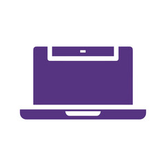 Obraz premium Laptop Icon Illustration