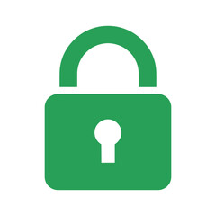 Green Padlock Icon