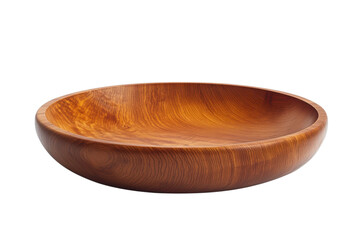 Round ceramic plate isolated on transparent background