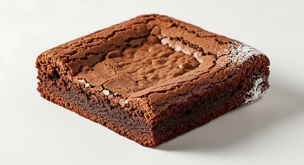 Rich chocolate brownie square