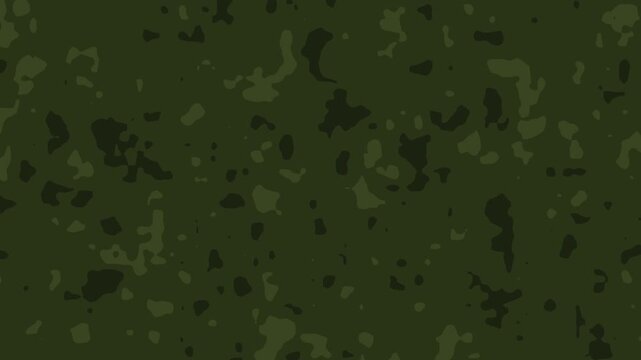 Seamless Dark Green Forest Camouflage Pattern Background for Military, Tactical, and Hunting Gear Design