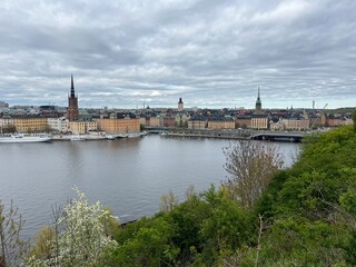 Fototapeta premium landscape in Stockholm, Sweden, Northern Europe
