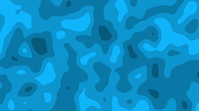 Abstract blue topographic map background with organic liquid shapes, modern minimalist contour pattern for creative graphic design.