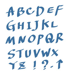 Alphabet Characters Hand-drawn Vector