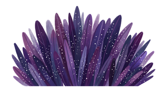 Purple Leafy Bush With White Speckles Keywords: bush, plant, leaves, purple, violet, deep purple - Powered by Adobe