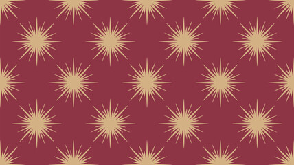 Vibrant starburst pattern on maroon background for design