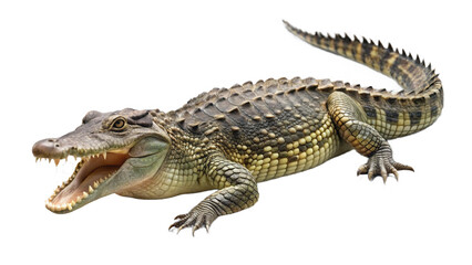crocodile isolated on white background