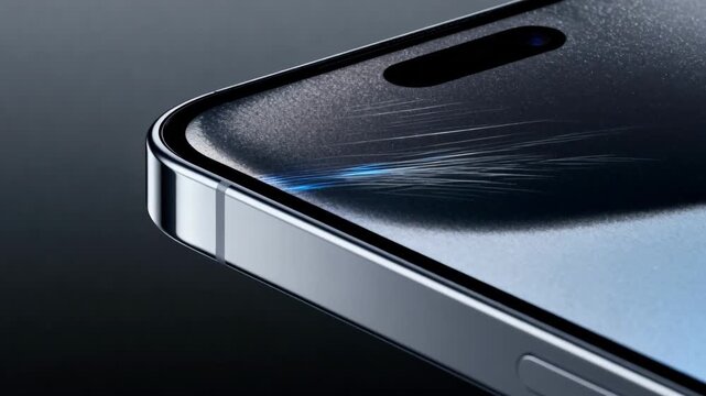 Medium shot of a sleek frame coated with selfhealing material showcasing its innovative ability to repair surface microscratches seamlessly.