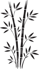 Fototapeta premium Detailed vector illustration of a bamboo tree created in adobe illustrator