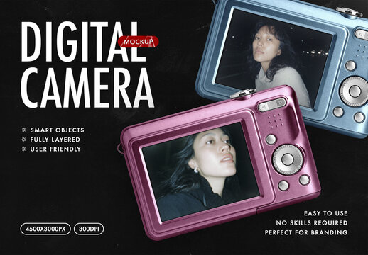 Digital Camera Mockup