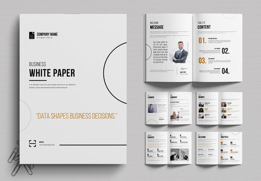 Business White Paper Template