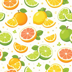 Citrus_Mix_Fresh_Summer_Flat_Pattern