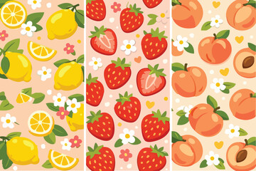 FruitGardenVerticalBannerSet