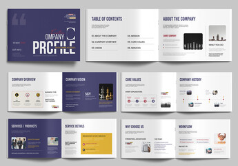 Corporate Company Profile Layout