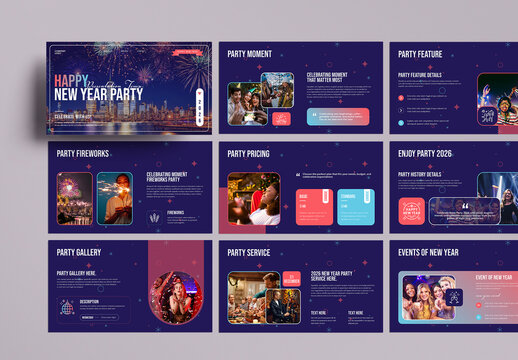 Happy New Year Presentation Template