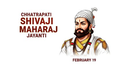 Chhatrapati Shivaji Maharaj Jayanti Maratha Ruler Celebration  Anniversary Tribute Indian King  Warrior Icon