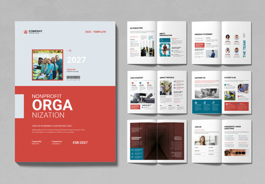 Nonprofit Organization Brochure Layout