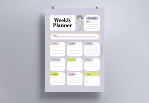 Weekly Planner Template