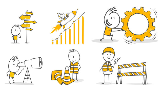 Professional team managing technical processes and taking strategic steps in the journey of business success.