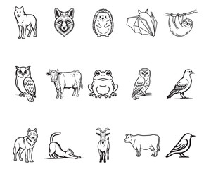 Scandinavian animals SVG Bundle