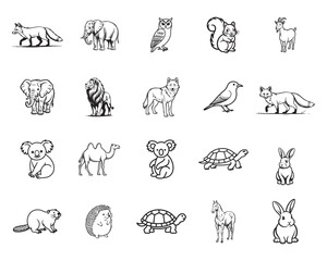 Scandinavian animals SVG Bundle