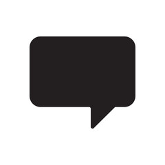Chat Bubble Icon &ndash; Message Communication Talk Symbol