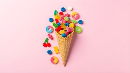 Tropical and palm leaves in vibrant bold gradient holographic neon  colors. Concept art. Minimal surrealism background.