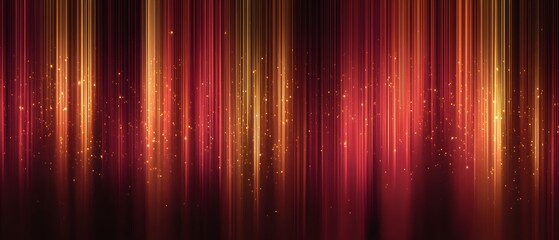 Wide abstract red gold background festive energy