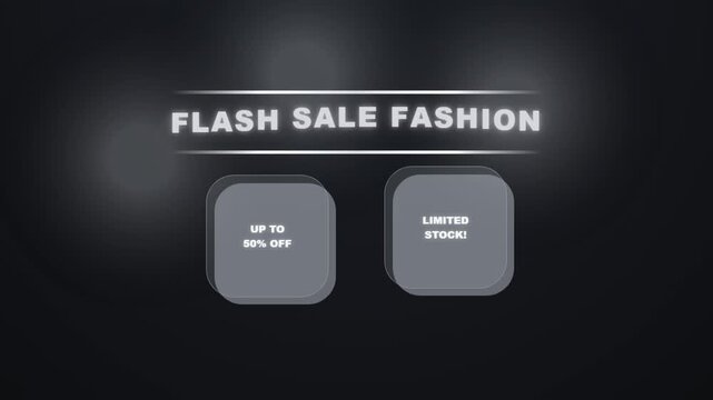 Flash Sale Fashion Online Shopping Promotion.
