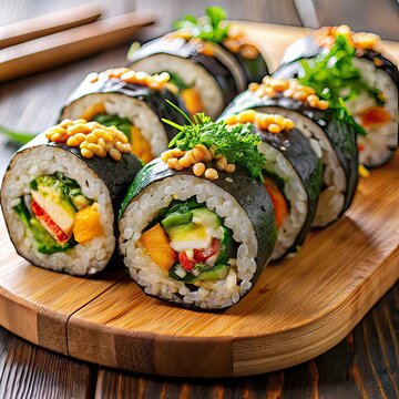  korean fast samgak gimbap