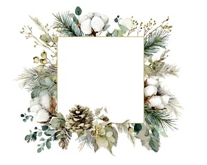 christmas frame, generation AI 