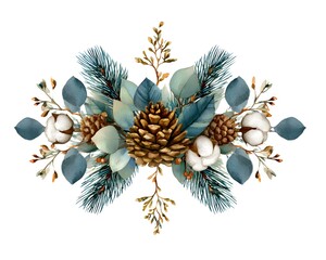 christmas frame, generation AI 