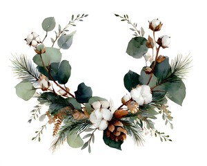 christmas frame, generation AI 