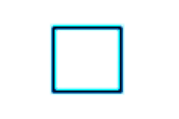 A simple blue rectangle on a transparent background with clean design elements