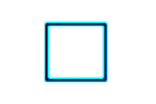 A simple blue rectangle on a transparent background with clean design elements - Powered by Adobe
