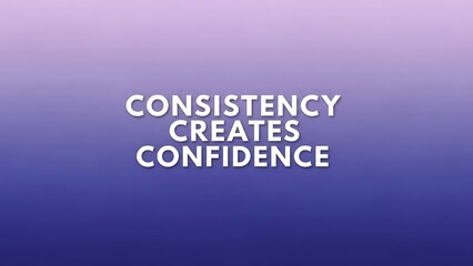 Motivational quote with purple gradient background and white text