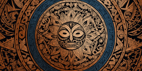 Tribal Image Art Pattern Background