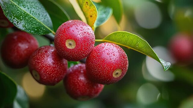 australian lilly pilly fruit bush tucker close up video