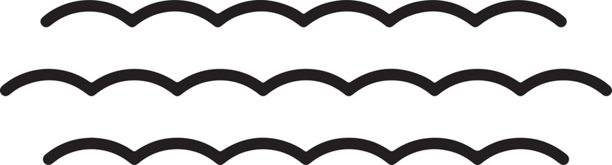 black and white cable isolated