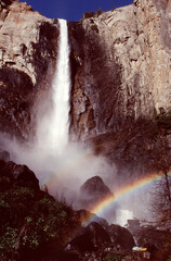 waterfall in yosemite national park