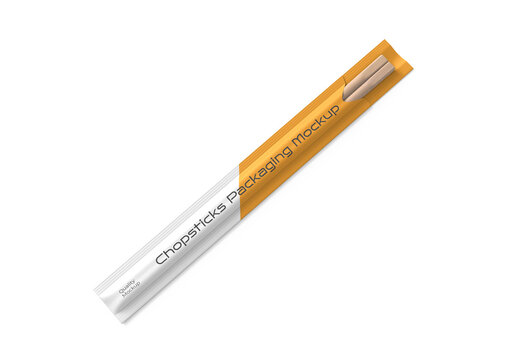 Chopsticks Packaging Mockup