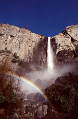 waterfall in yosemite national park