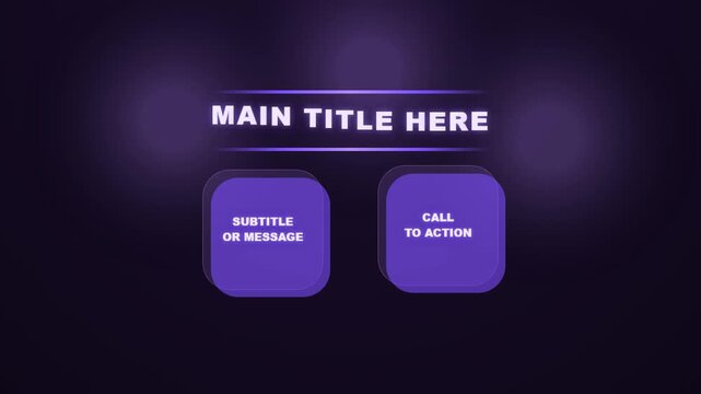 Purple Background with White Text Boxes.